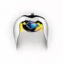 emperor penguin tattoo design idea