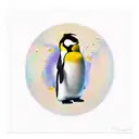 emperor penguin tattoo design idea