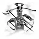 Russian Cossack tattoo design idea