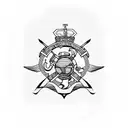 USMC tattoo design idea