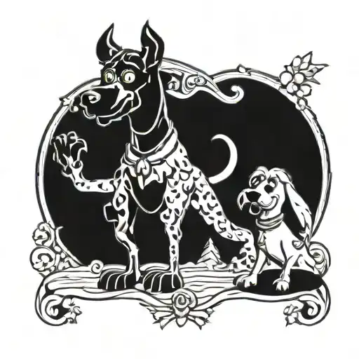 Scooby doo tattoo design idea