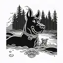 Scooby doo tattoo design idea