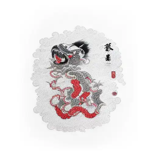 red thread of fate tattoo design idea