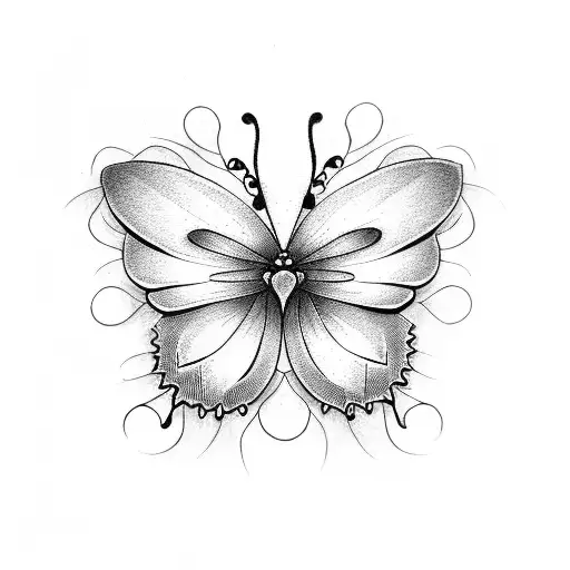 I drew a... Half n half butterfly thing : r/somethingimade