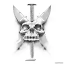 cut throat razor  tattoo design idea