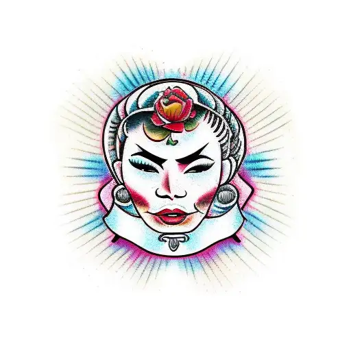 latina mariachi tattoo design idea