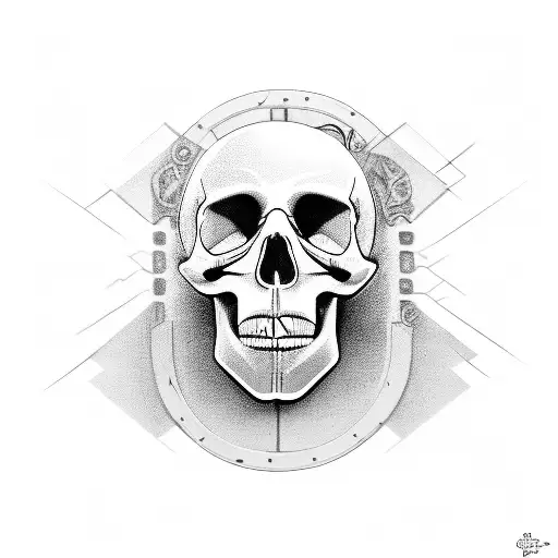 too easy, ill fix this, battery attention half right face, front ward leaning rest position move, in cadence with skull tattoo design idea