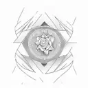 never give up  tattoo design idea