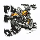 ride or die text with number plate from fast and furious tattoo design idea