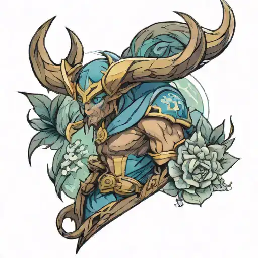 dota 2 hero tattoo design idea
