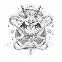 aquarius virgo scorpio leo tattoo design idea