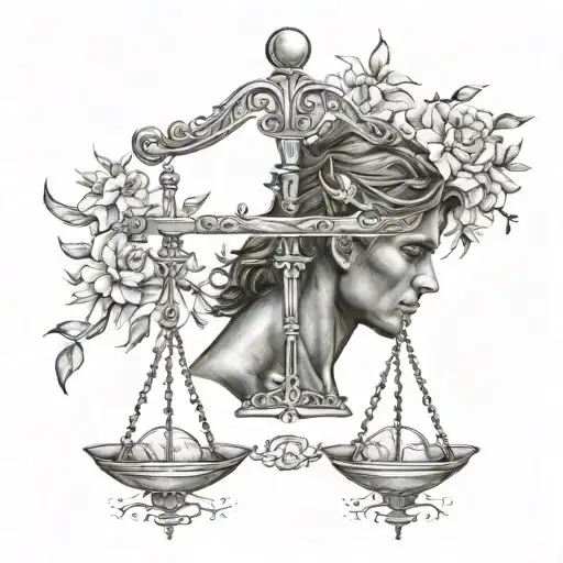 libra for men tattoo tattoo design idea