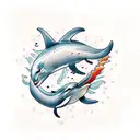 Dolphin tattoo design idea