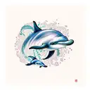 Dolphin tattoo design idea
