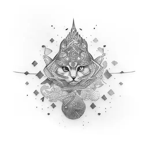 date with flatline  tattoo design idea