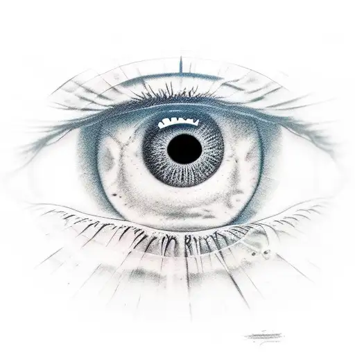 Evil Eye tattoo design idea