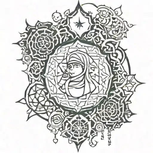 islamic   tattoo design idea