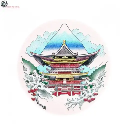 Cherry tattoo design idea