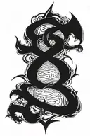 the word mma tattoo design idea