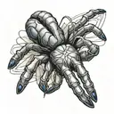 hand tatto with phantom troupe spider from hunter x hunter  tattoo design idea