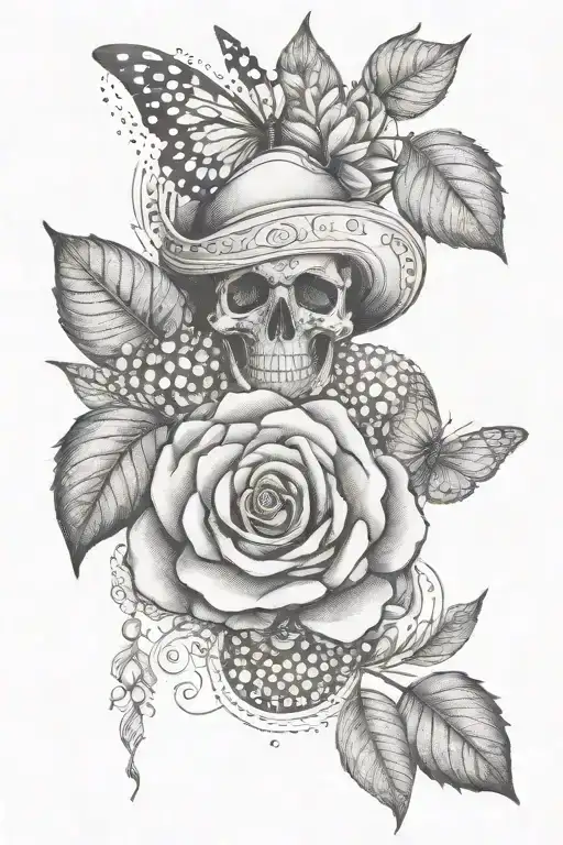 life, love and courage tattoo design idea