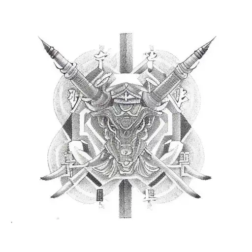 Sagittarius tattoo design idea