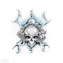 psychedelic mushroom skull man  tattoo design idea