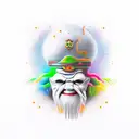 the eminence in shadow, i am atomic tattoo design idea