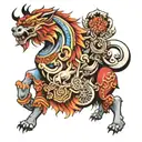 Mongolian  tattoo design idea