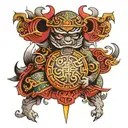 Mongolian  tattoo design idea