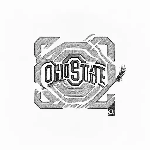 Ohio State Logo with Lobster tattoo design idea