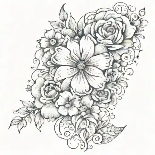 imperfectly perfect tattoo design idea