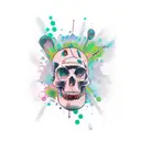 beat psycho tattoo design idea