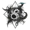 spawn and Venom  tattoo design idea