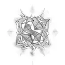 chaos symbol  tattoo design idea