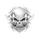 chaos jester  tattoo design idea