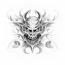 chaos jester  tattoo design idea