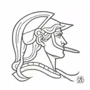 Alexander the great tattoo design idea