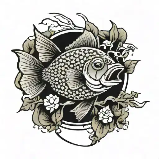 respect the fish tattoo design idea
