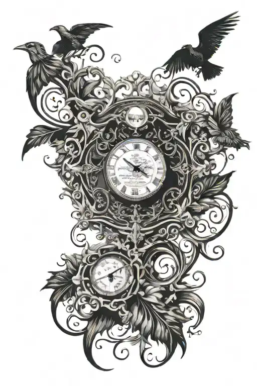 CD record tattoo design idea