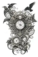 CD record tattoo design idea