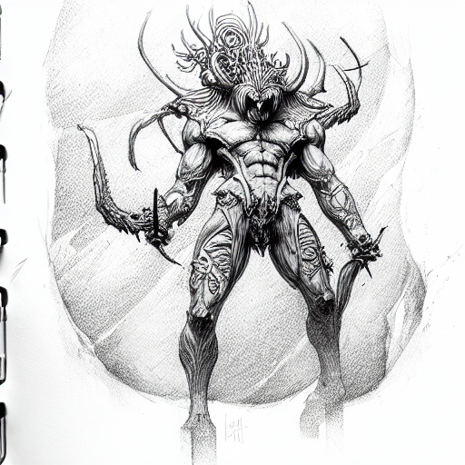 nephilim tattoo design idea