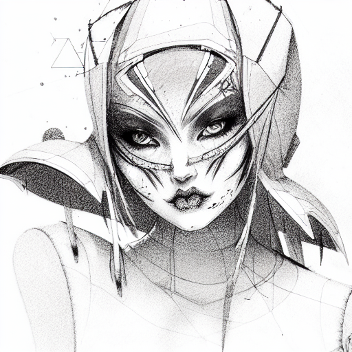 cybergoth tattoo design idea