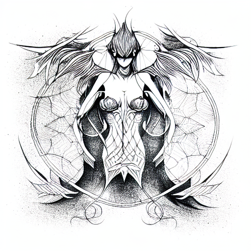 nephilim tattoo design idea