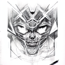 cyberhex tattoo design idea