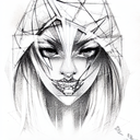 cybergoth tattoo design idea