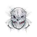 ghostface panic  tattoo design idea