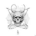 mapa de venezuela y brujula tattoo design idea