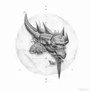 mapa de venezuela y brujula tattoo design idea