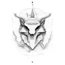 mapa de venezuela y brujula tattoo design idea